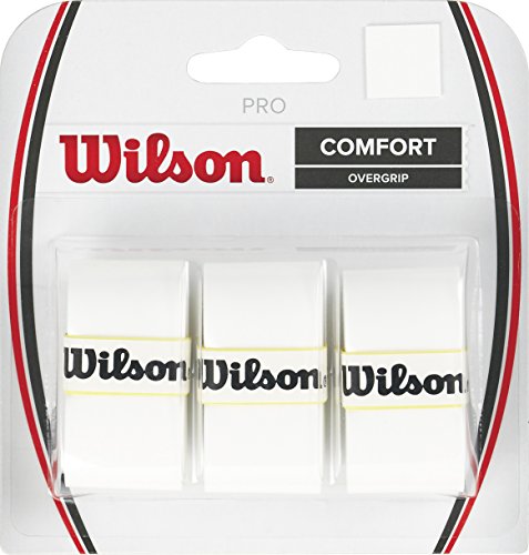 Sur-grip Wilson WRZ4014WH Blanc - Pour Raquette De Tennis, Amélioration De La Prise En Main