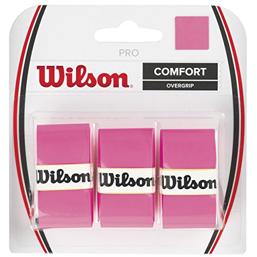 Wilson Griffbänder Comfort Pro Overgrip 3er Pack, Pink, WRZ4014PK