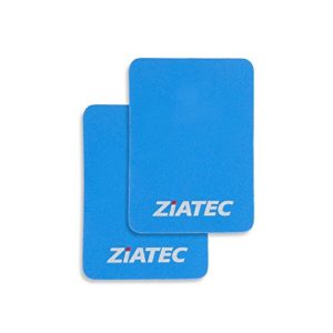 Ziatec Griffpolster 3 mm (2er Set), rutschfestes Griffpads, Fitness – Pad, Grip – Pads für Krafttraining Bodybuilding Muskelaufbau, Farbe:blau, Größe:Universalgröße …