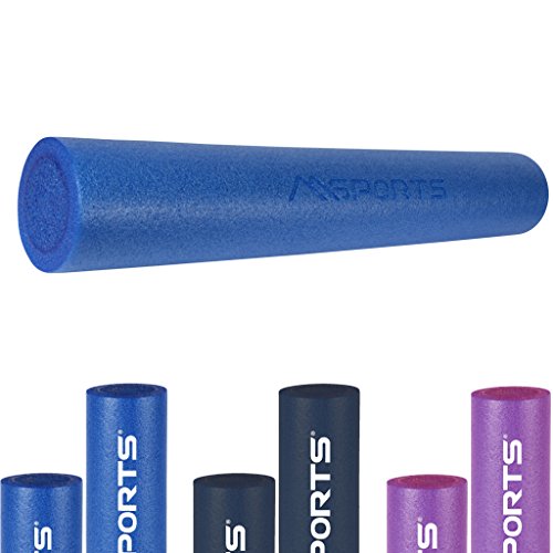 Yoga Rolle | Pilates Rolle – 90 x 15 cm in Blau | Faszienrolle
