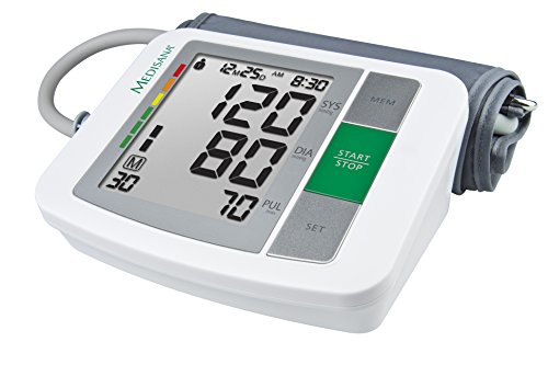 Medisana BU 510 Oberarm- Blutdruckmessgerät 51160, mit Arrhythmie-Anzeige, mit WHO Ampel-Farbskala, für eine präzise Blutdruckmessung