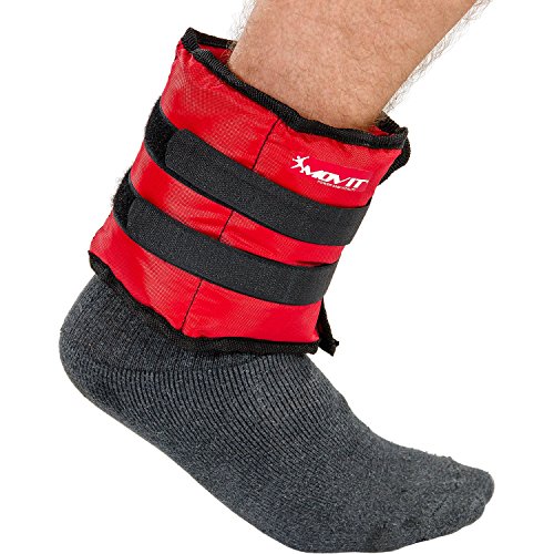 TrainHard Gewichtsmanschetten 2kg 2er Set - Neopren Manschetten Für Handgelenke