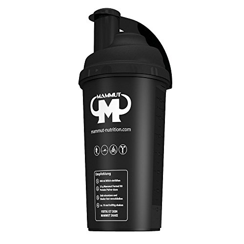Mammut Eiweißshaker-Proteinshaker-Shaker-700 ml, 1er Pack