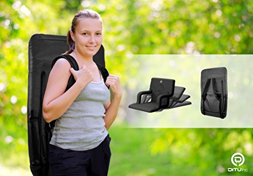 Beinloser Outdoor-Stuhl mit Verstellbarer Rückenlehne – Bequem und