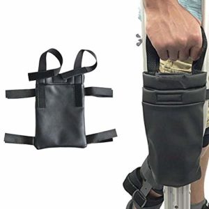 Sue Supply Tasche für Krücken, aus Kunstleder, universal, Schwarz