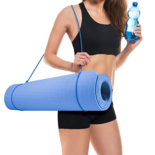 Sosila Yogamatte TPE - Rutschfest 6mm/8mm Mit Tasche