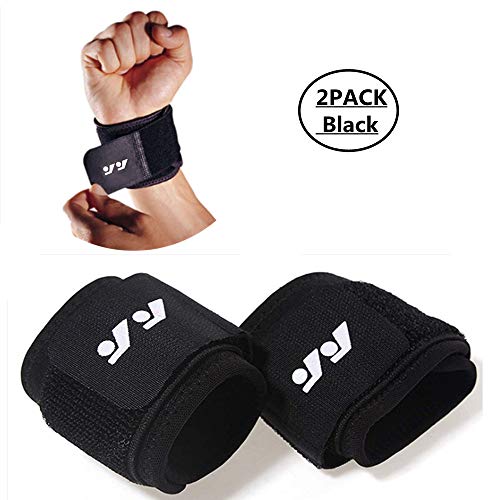 DSTong Handgelenk Bandagen Handgelenk stützung, Handgelenkbandage für Fitness, Bodybuilding, Kraftsport & Crossfit – für Frauen und Männer (Style 2/2pack)