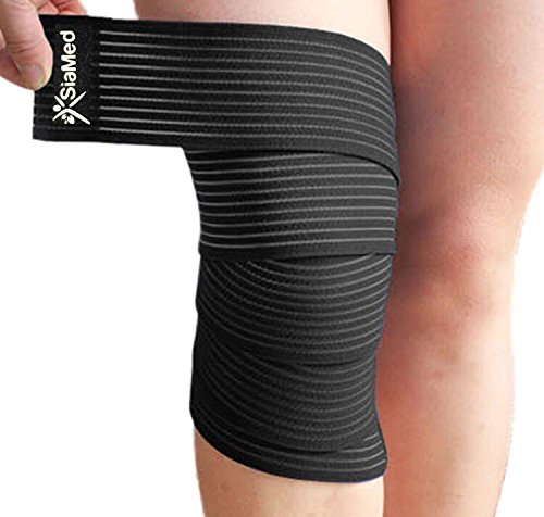 SiaMed 2X Sportbandage – Gelenk-Bandagen – Stützbandagen – Gewichthebergürtel mit Klettverschluss – Damen und Herren – rechts und Links