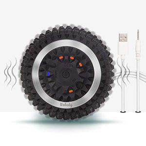 Wolady Elektrisch Massageball vibrierender Massageball Faszienball zur Selbstmassage für Muskel und Plantar USB Wiederaufladbar Schmerzlinderung Muskelspannung