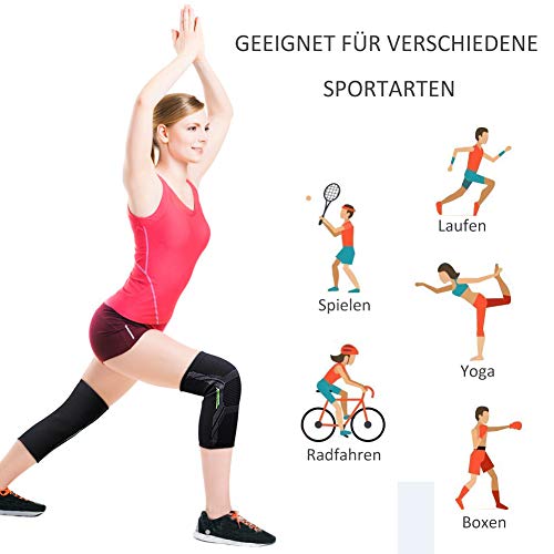 HOTUT Kniebandage Verstellbar - Rutschfeste Kompressionsbandage Für Sport