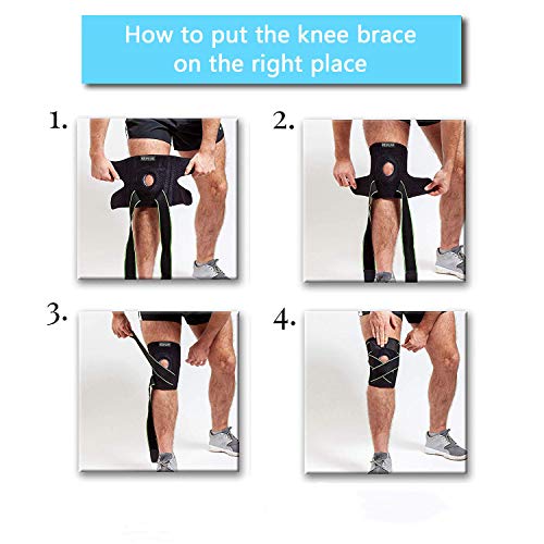 Dazone Kniebandage 2er Set - Elastische Knieschoner Für Sport & Alltag