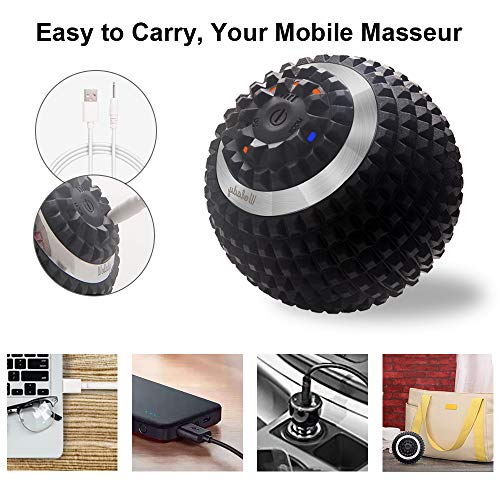 Wolady Elektrisch Massageball vibrierender Massageball Faszienball zur