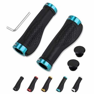 SKYSPER Fahrradgriffe,Fahrradlenker MTB Griffe Ergonomisch Lenkergriffe Rutschfester Fahrrad Trekkingrad für perfekte Griffsicherheit extra wasserbeständiger & Rutschfester aus rutschfestem Gummi