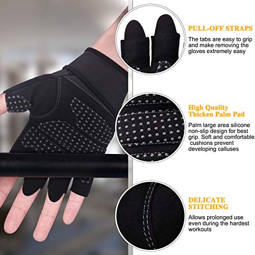 Xn8 Fitness Handschuhe Damen Herren - Gewichtheben Handschuhe Mit Polsterung
