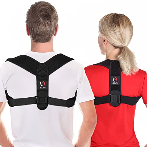 Schiara Haltungskorrektur für Frauen und Männer: Komfortable obere Rückenstütze Verstellbare Rückenstütze für Rücken, Hals und Schulter